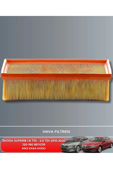 Petrol Ofisi SKODA SUPERB 1.6 TDI - 2.0 TDI 2015-2016-2017-2018-2019-2020 120-190 BEYGİR FİLTRE - YAĞ BAKIM SETİ - Resim 2