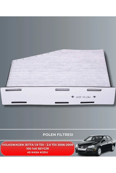 Petrol Ofisi VOLKSWAGEN JETTA 1.9 TDI - 2.0 TDI 2006-2007-2008-2009 105-140 BEYGİR FİLTRE - YAĞ BAKIM SETİ - Resim 4