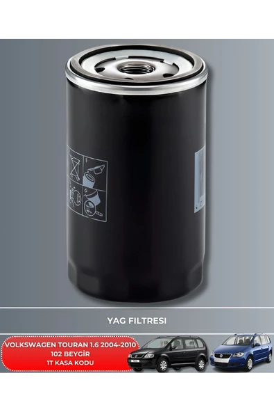 Petrol Ofisi VW VOLKSWAGEN TOURAN 1.6 2004-2005-2006-2007-2008-2009-2010 102 BEYGİR FİLTRE - YAĞ BAKIM SETİ - Resim 3