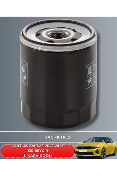 Petrol Ofisi OPEL ASTRA 1.2 T 2022-2023 130 BEYGİR FİLTRE - YAG BAKIM SETİ - Resim 3