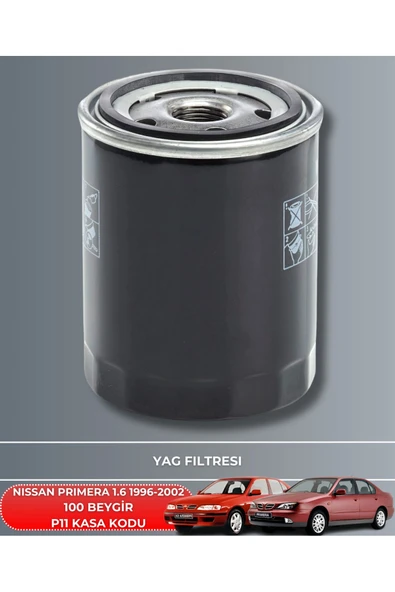 Petrol Ofisi NISSAN PRIMERA 1.6 1996-1997-1998-1999-2000-2001-2002 100 BEYGİR FİLTRE - YAĞ BAKIM SETİ - Resim 3