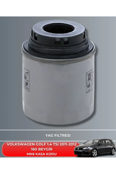Petrol Ofisi VOLKSWAGEN GOLF 1.4 TSI 2011-2012 160 BEYGİR FİLTRE - YAĞ BAKIM SETİ - Resim 3
