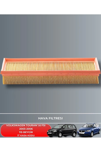 Petrol Ofisi VOLKSWAGEN TOURAN 1.6 FSI 2003-2004-2005-2006 115 BEYGİR FİLTRE - YAĞ BAKIM SETİ - Resim 2