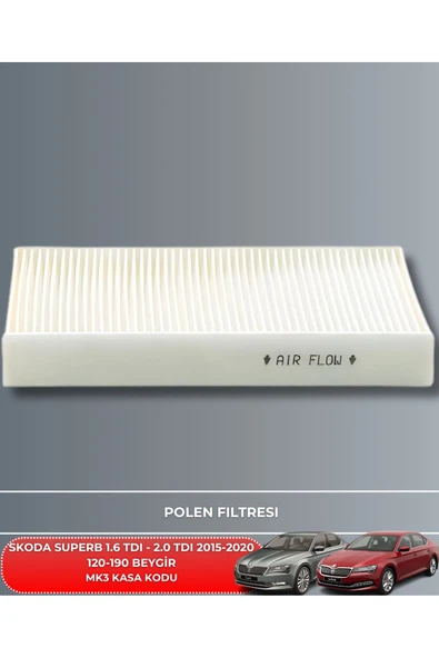 Petrol Ofisi SKODA SUPERB 1.6 TDI - 2.0 TDI 2015-2016-2017-2018-2019-2020 120-190 BEYGİR FİLTRE - YAĞ BAKIM SETİ - Resim 4