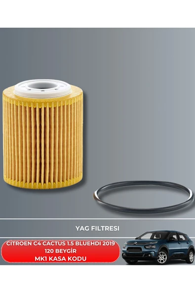 Petrol Ofisi CITROEN C4 CACTUS 1.5 BLUEHDI 2019 120 BEYGİR FİLTRE - YAG BAKIM SETİ - Resim 3