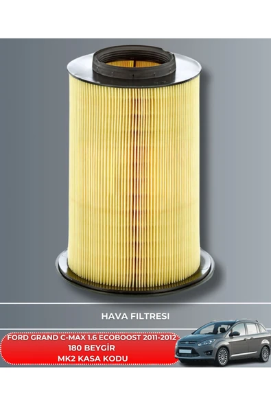 Petrol Ofisi Ford Grand C-max 1.6 Ecoboost 2011-2012 180 Beygir Filtre - Yağ Bakım Seti Uyumlu - Resim 2
