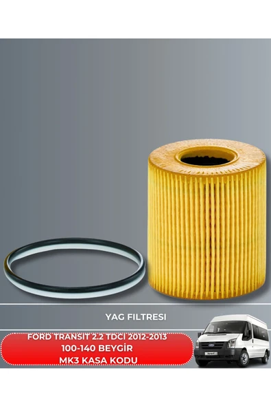Petrol Ofisi Ford Transıt 2.2 Tdcı 2012-2013 100-140 Beygir Filtre - Yağ Bakım Seti Uyumlu - Resim 3