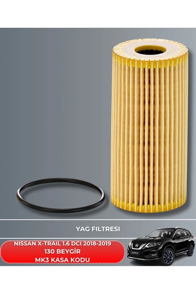 Petrol Ofisi NISSAN X-TRAIL 1.6 DCI 2018-2019 130 BEYGİR FİLTRE - YAĞ BAKIM SETİ - Resim 3