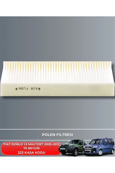 Petrol Ofisi FIAT DOBLO 1.3 MULTIJET 2005-2006-2007-2008-2009-2010-2011-2012 75 BEYGİR FİLTRE - YAG BAKIM SETİ - Resim 4