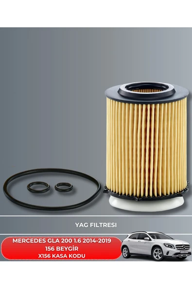 Petrol Ofisi MERCEDES GLA 200 1.6 2014-2015-2016-2017-2018-2019 156 BEYGİR FİLTRE - YAĞ BAKIM SETİ - Resim 3