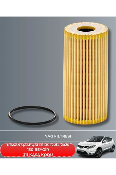 Petrol Ofisi NISSAN QASHQAI 1.6 DCI 2014-2015-2016-2017-2018-2019-2020 130 BEYGİR FİLTRE - YAĞ BAKIM SETİ - Resim 3