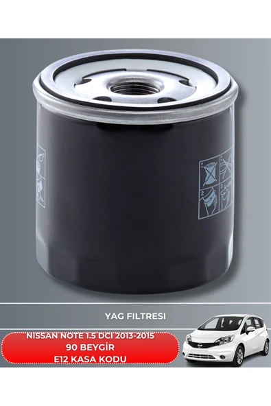 Petrol Ofisi NISSAN NOTE 1.5 DCI 2013-2014-2015 90 BEYGİR FİLTRE - YAĞ BAKIM SETİ - Resim 3