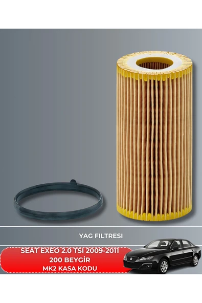 Petrol Ofisi SEAT EXEO 2.0 TSI 2009-2010-2011 200 BEYGİR FİLTRE - YAĞ BAKIM SETİ - Resim 3