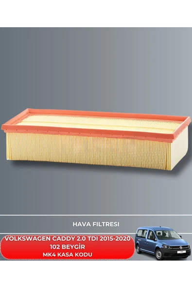 Petrol Ofisi VW VOLKSWAGEN CADDY 2.0 TDI 2015-2016-2017-2018-2019-2020 102 BEYGİR FİLTRE - YAĞ BAKIM SETİ - Resim 2