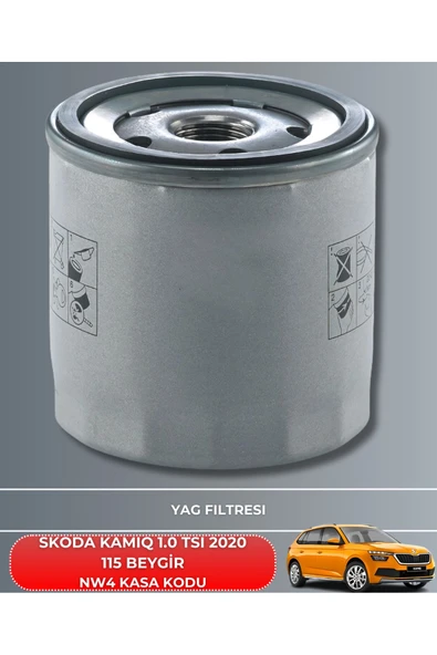 Petrol Ofisi SKODA KAMIQ 1.0 TSI 2020 115 BEYGİR FİLTRE - YAĞ BAKIM SETİ - Resim 3