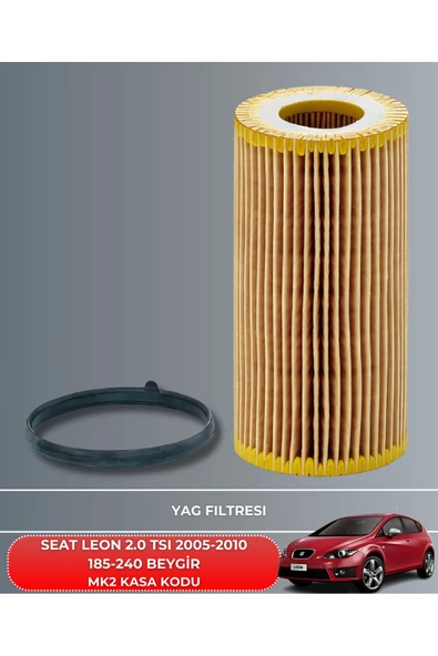 Petrol Ofisi SEAT LEON 2.0 TSI 2005-2006-2007-2008-2009-2010 185-240 BEYGİR FİLTRE - YAĞ BAKIM SETİ - Resim 3