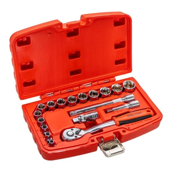 Ceta 18 Parça 3/8” 6 Köşe Lokma Takımı - C10-18PH4 ürün görseli