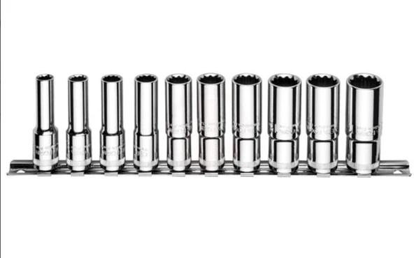 Ceta 10 Parça 3/8” 12 Köşe (Yıldız) Derin Lokma Anahtar Takımı - C14-RB10 ürün görseli