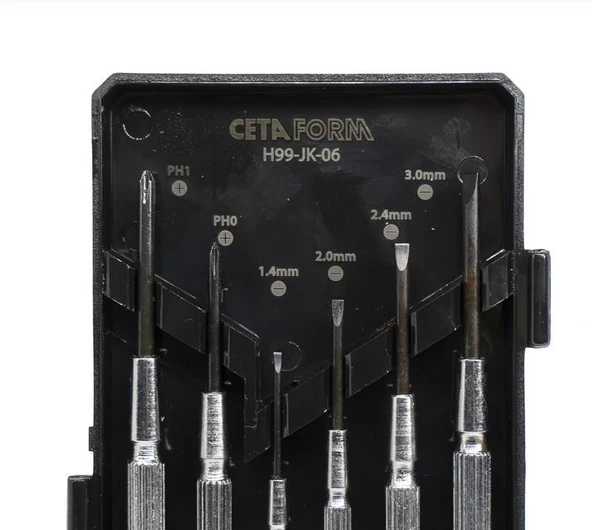 Ceta 6 Parça Saatçi Tornavida Takımı - H99-JK-06 ürün görseli