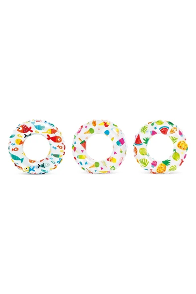 Deniz Havuz Can Simiti 51 Cm 3-6 Yaş Meyve Deseni Basklı - 2