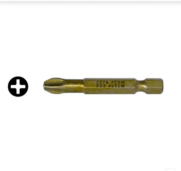 Ceta Form 1/4" DuraMAX Yıldız Bits Uç-PH3X50 mm - CB/493DM ürün görseli