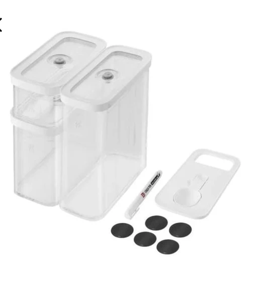 Zwilling Fresh & Save Cube Vakum 5 Parça Başlangıç Seti, Vakkumlu Saklama Kabı, Saklama Kabı - 2