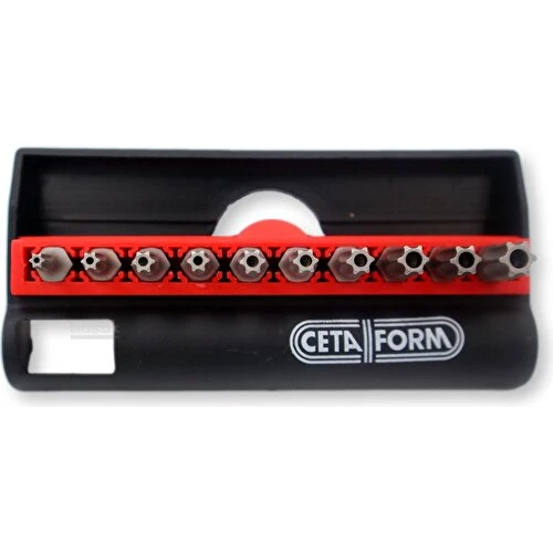Ceta 11 Parça Delikli TORX Bits Uç Takımı ve 1/4" Bits Tutucu - CB/ST113T - 2