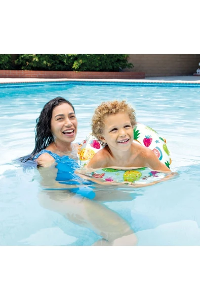 Deniz Havuz Can Simiti 51 Cm 3-6 Yaş Meyve Deseni Basklı