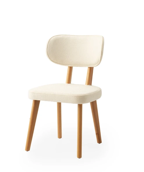 Masal Ahşap Gürgen Sandalye  2 Lı Set Cafe,Restaurant,Mutfak,Salon,Yemek Odası Sandalyesi - 2