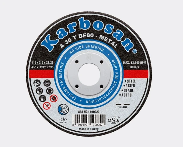 Karbosan NK Düz Thinline Kesici  230x1,9x22 - Karbosan 910490