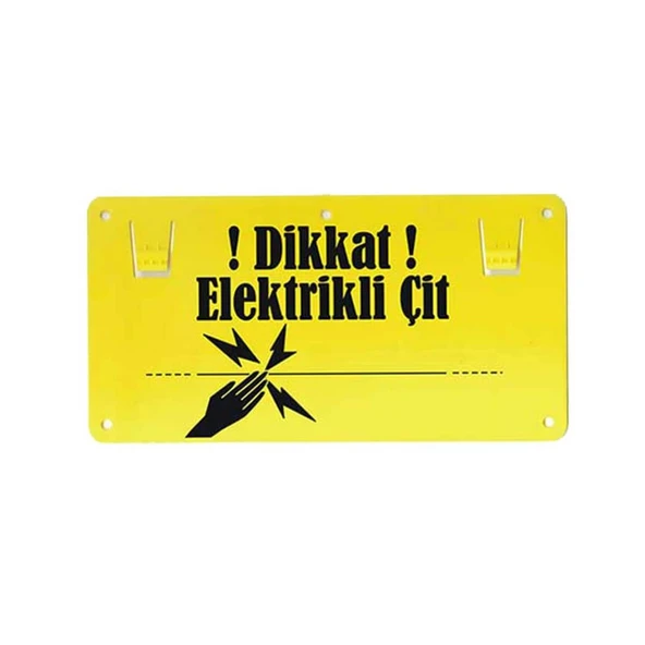 Elektrikli Çit Uyarı Tabelası-Levhası ürün görseli