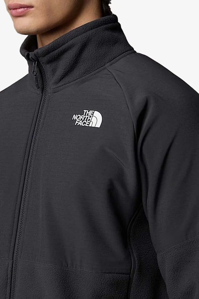 The North Face M Glacıer Heavyweıght Full Zıp Erkek Siyah Polar NF0A89JG03B1 - 6