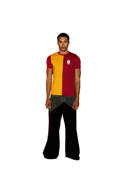 Galatasaray Lisanslı Şampiyonluk Özel  Sarı - Kırmızı 5 Yıldız T-Shirt Forma