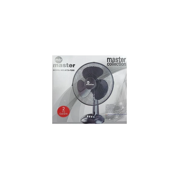 MASTER MASTER MTR F300 12" MASA VANTİLATÖRÜ SİYAH - 2