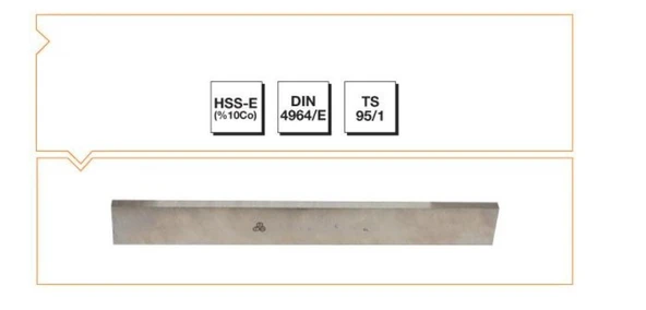 Makina Takım HSSE-Co10 DIN4964 B Torna Kalemi 14X14X125 - MTE B00401414125