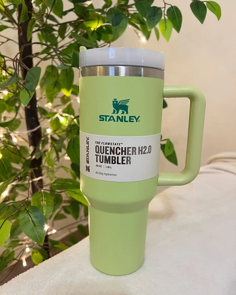 Stanley Termos Bardak Quencher Pipetli 1.18 lt Acık Yeşil - 3