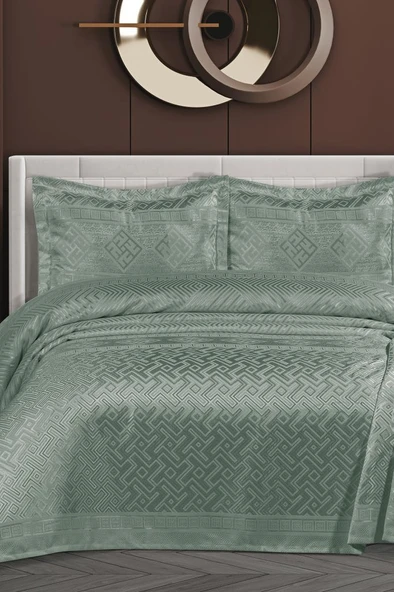 Lena Şönil Çift Kişilik Yatak Örtüsü 240x260 cm Mint ürün görseli