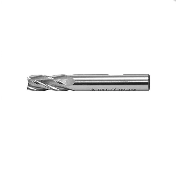 Makina Takım HSSE CO8 DIN 844/BN Parmak Freze(Kısa) 7.5mm - MTE B00276180750