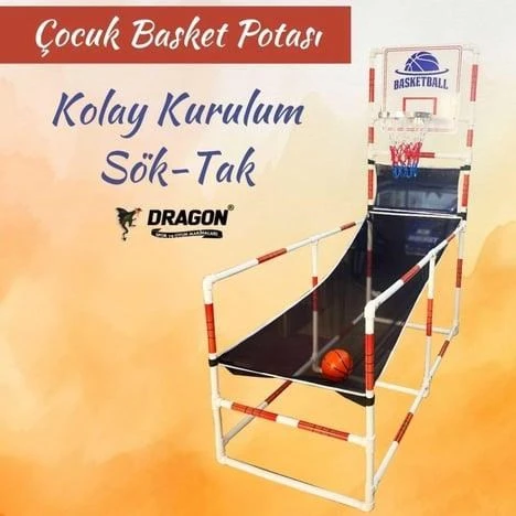 Dragon 405B Kolay Kurulum Çocuk Basket Potası Basketbol Oyunu ürün görseli