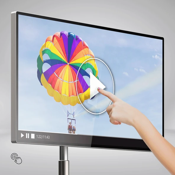 THOMSON Go Plus 32 inç 4K UHD ” Dokunmatik, Döndürülebilir, Tekerlekli, Taşınabilir Ekran, Tablet - 6