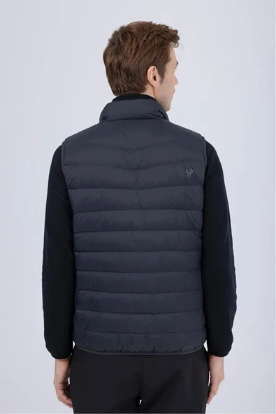 2AS Arcane Erkek Down Vest Ceket Antrasit 2ASADVMCNFW23 - 2