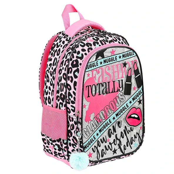 Muggle Mu-9074 Pink And Pink Koleksiyonu İlkokul Çantası