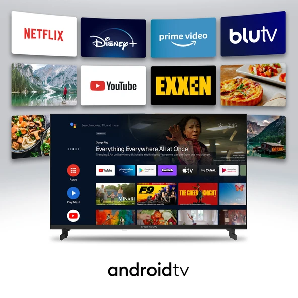THOMSON 50UA5S13 50" 126 Ekran Uydu Alıcılı 4K Ultra HD Android LED TV - 6