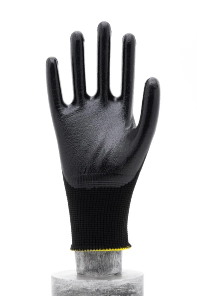 Faba EP-1321 Siyah Nitril Polyester Eldiven-L - 2