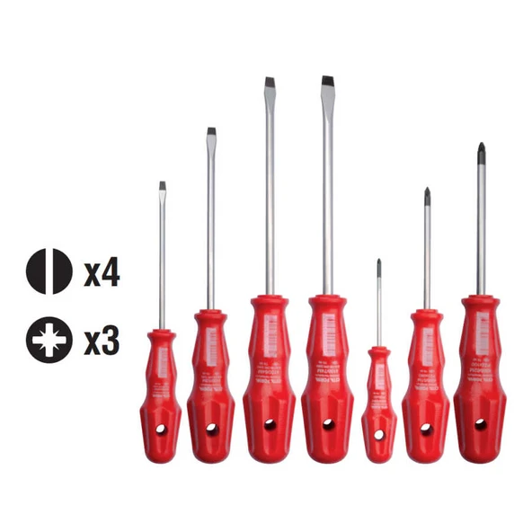 Ceta Form 7 Parça Torex Tornavida Takımı-Düz/Pozidriv - 4000M/7ST2 ürün görseli