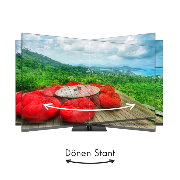 75QG7C14 75" 190 Ekran Uydu Alıcılı 4K Ultra HD Google 144 Hz QLED Pro TV - 9