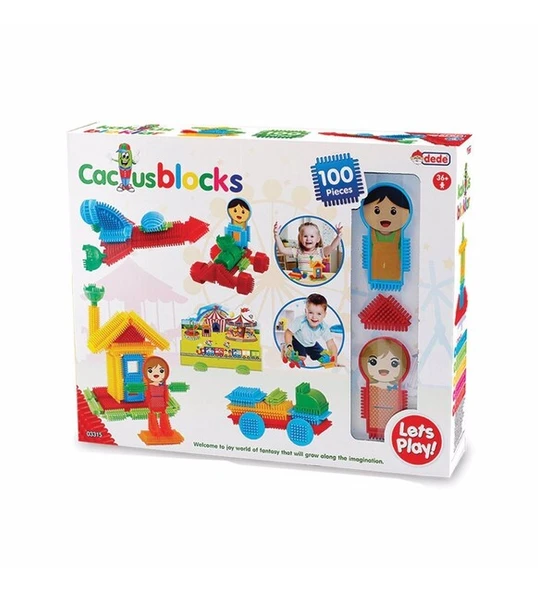 Dede Oyuncak Kaktüs Bloklar 100 Parça 03315 - 3