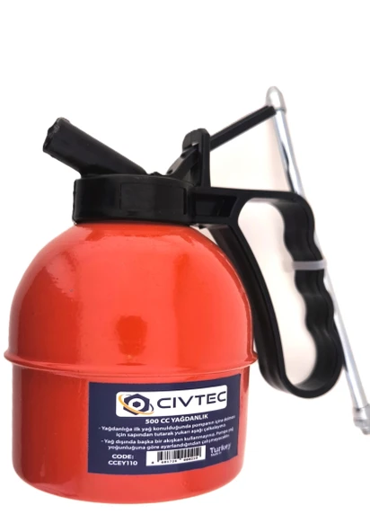 Civtec CCEY110 Yağdanlık 500ML - Resim 2