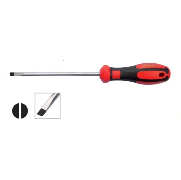 Ceta Form C-Plus Düz Uçlu Tornavida(Atölye Tipi)-5.5X200mm - F10-055-200