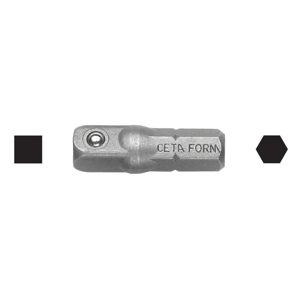 Ceta Form 1/4 Lokma Adaptörü (Manuel Kullanım) 25 mm - BT/7010 - 1
